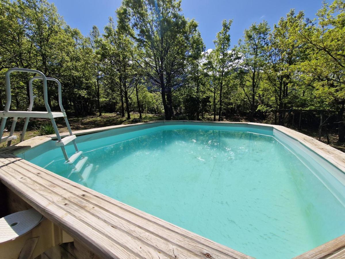 Ghisoni Chalet De Caralba Piscineヴィラ エクステリア 写真